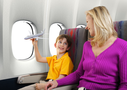 On a wing and a prayer--tips for flying with the kids