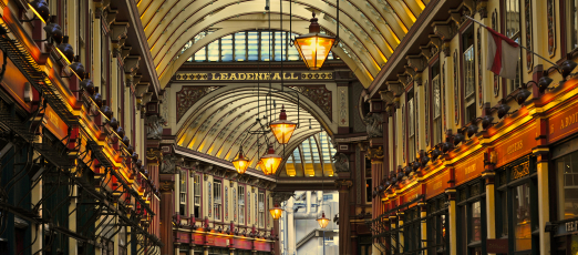 A Tour of London Markets: Best for high-class goods is Leadenhall Market