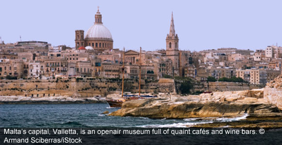 European Island Life for $68 a Day in Valletta, Malta