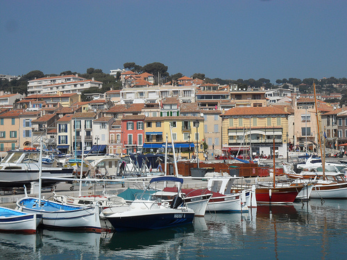 The harbor town of Cassis - the Riviera as it used to be.