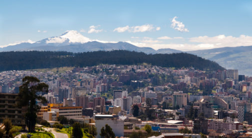 A view of Quito