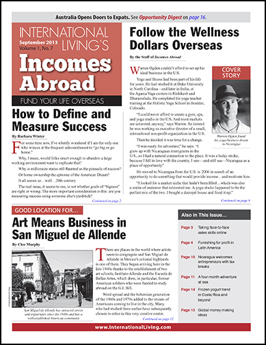 Incomes Abroad – September 2013