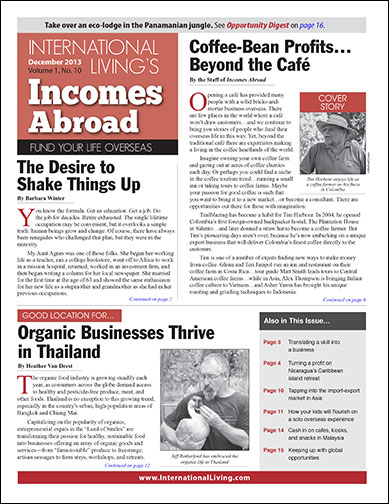 Incomes Abroad – December 2013