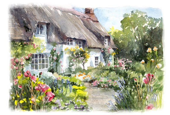 Homes with Flowers, Orchards and Herbs
