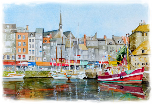 Art and Beauty Abound in Colorful Honfleur