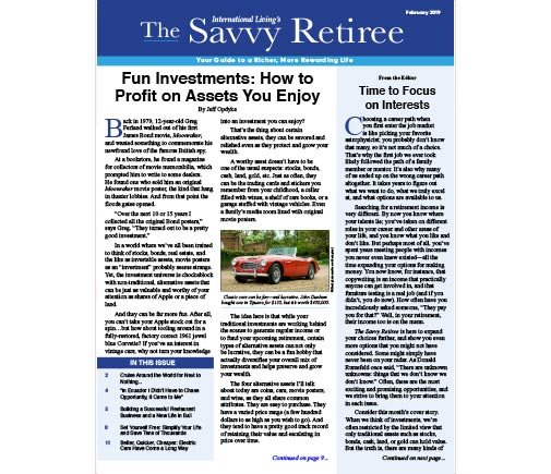 The Savvy Retiree – February 2019