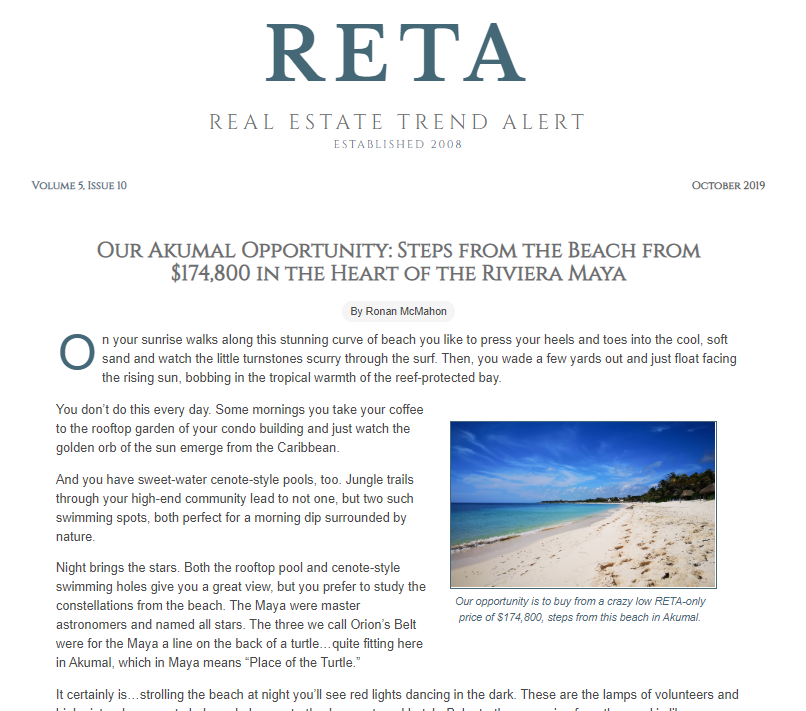 Our Akumal Opportunity: Steps from the Beach from $174,800 in the Heart of the Riviera Maya