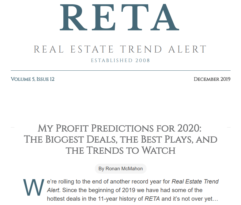 My Profit Predictions for 2020