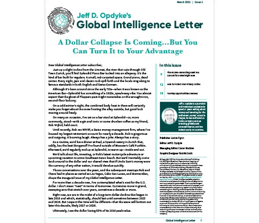 Global Intelligence Letter – March 2021