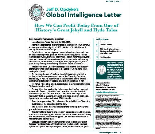 Global Intelligence Letter – April 2021