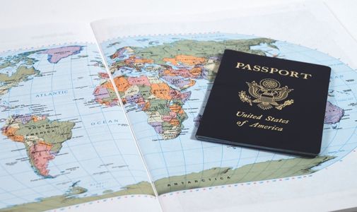 map and passport