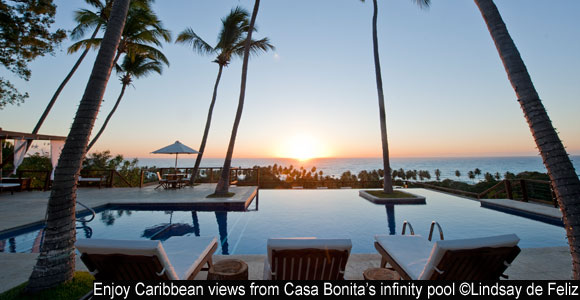 Enjoy Caribbean views from Casa Bonita’s infinity pool ©Lindsay de Feliz