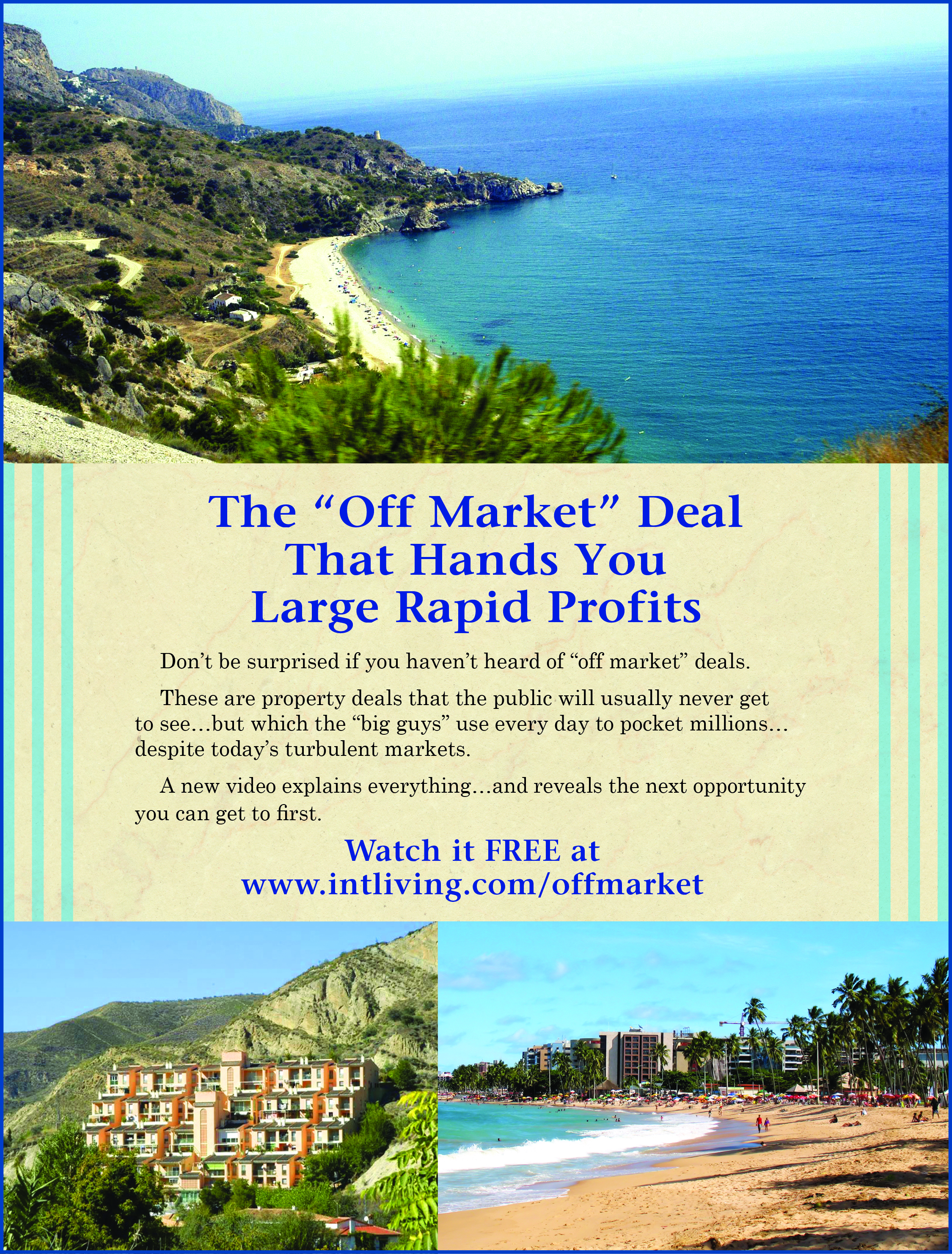 Advertisement: The Off Market Deal That Hands You Profits
