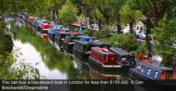 Easy Living on a London Houseboat