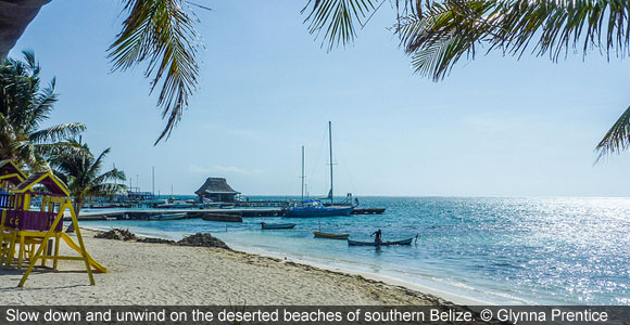 Overlooked Village in Caribbean Belize