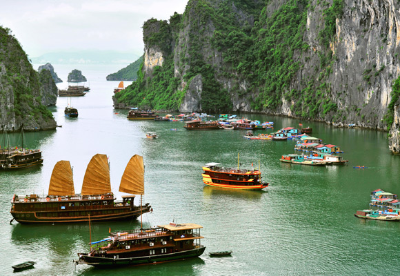 Mystical Halong Bay, a Cliff-Hanger Hotel, & more…