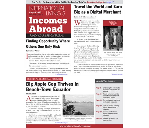 Incomes Abroad – August 2016