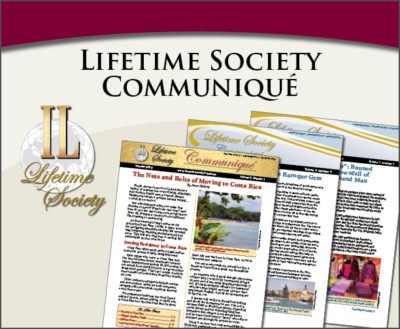 Lifetime Society Communique